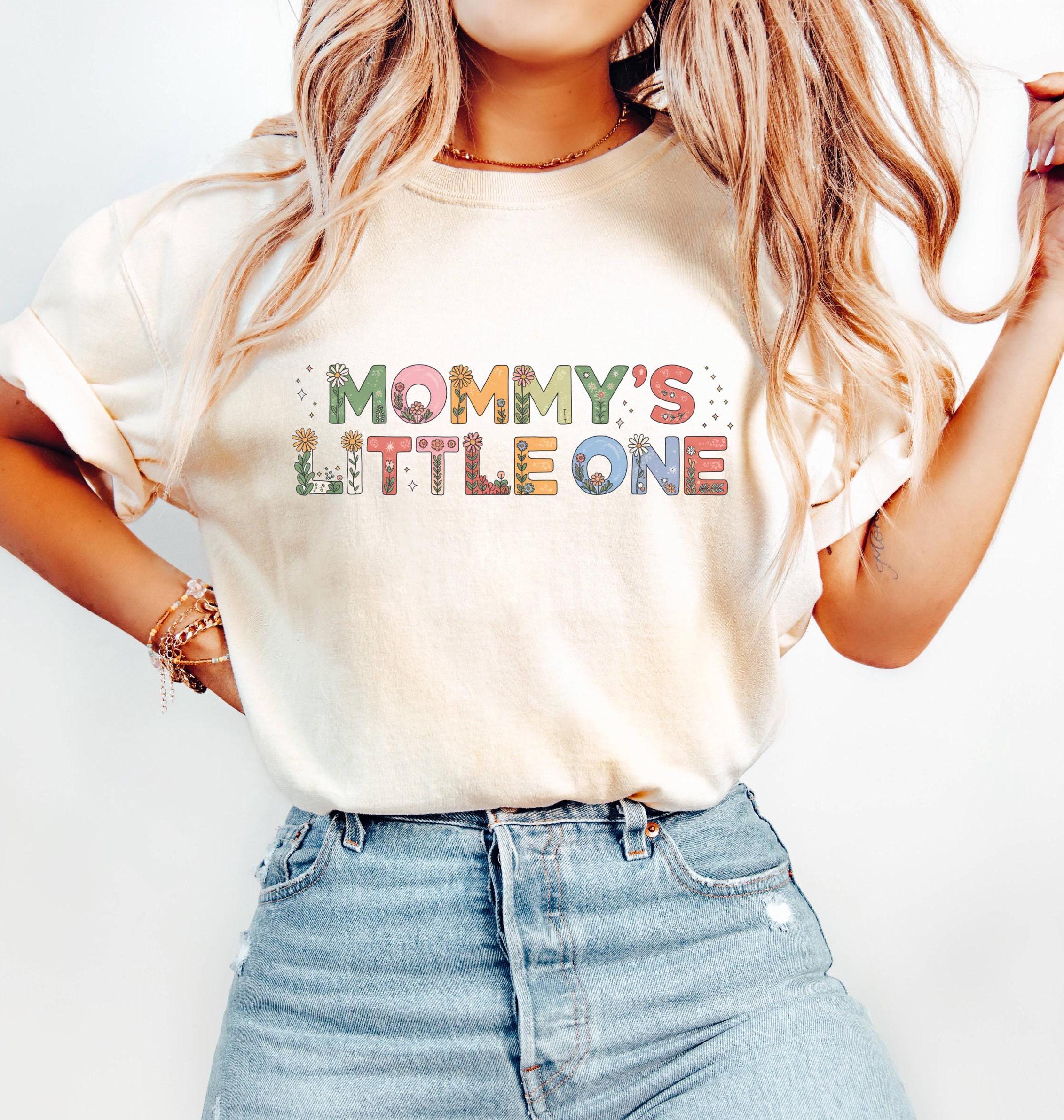Mommy's Little One T-Shirt: Matching Family Outfit, US Cotton