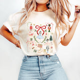 Christmas Ballet Shirt, Graphic Holiday Tee, Unisex Nutcracker Top