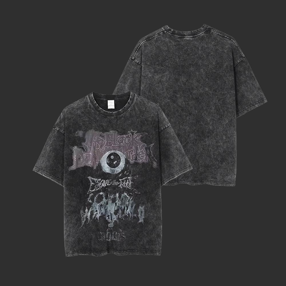 Evil Eye Wash Tee: Retro Anime Japanese Streetwear