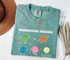 Neurodiverse Universe Graphic Tee: Inclusion Awareness Cotton Shirt