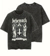 Behemoth Band Tee: Retro Wash, Classic Streetwear Style