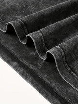 Y2K Demon Anime Tee, Retro Japanese Streetwear, Wash Tee