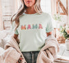 Mama T-Shirt: Floral Design, Ring Spun Cotton