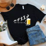 Funny Beer Skeleton Shirt, Unisex Drinking Tee, Friday Party Graphic T Shirt