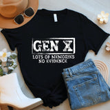 Gen X Shirt, Funny Vintage Graphic Tee, Retro Unisex T Shirt or Sweatshirt