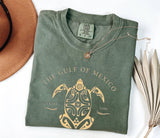 Gulf of Mexico Turtle Graphic Tee: Stay Salty, Resist - Ocean Lover Gift