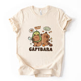 Capybara Graphic Shirt, Kawaii Animal Tee, Unisex Cartoon Top