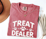 Treat Dealer Dog Lover Graphic Tee, Funny Pet Owner Shirt