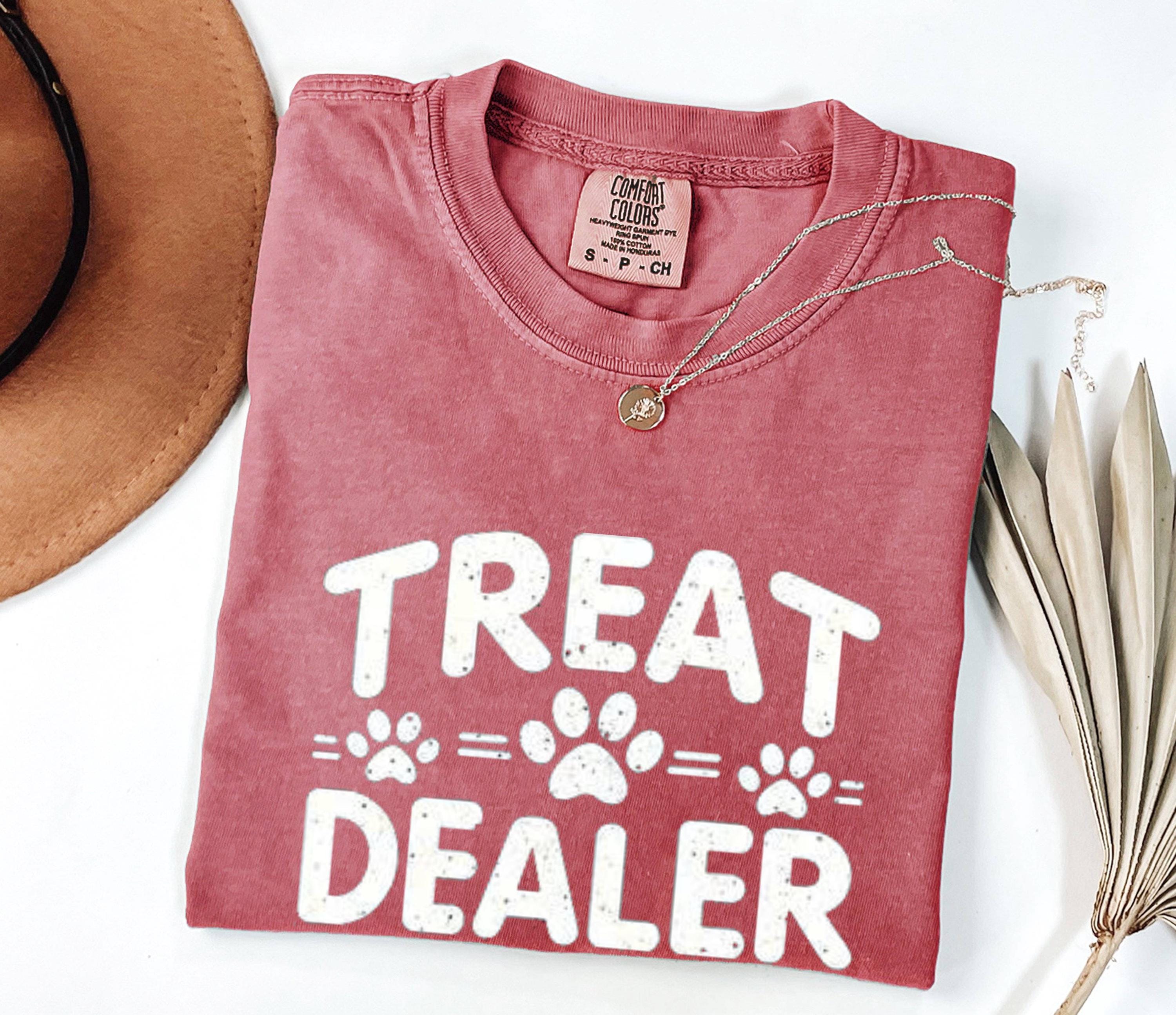 Treat Dealer Dog Lover Graphic Tee, Funny Pet Owner Shirt