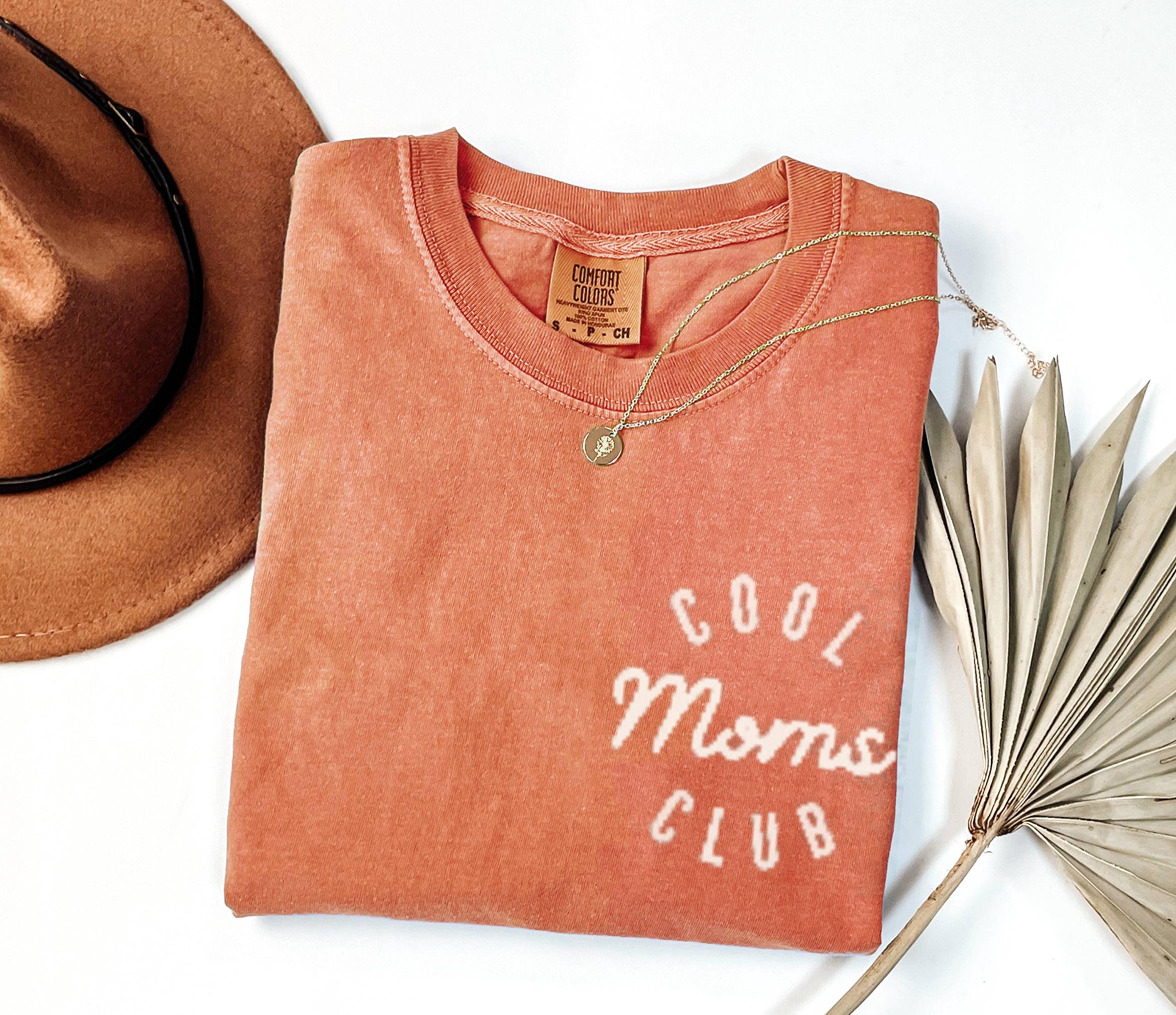 Cool Moms Club Tee, Casual Graphic Shirt