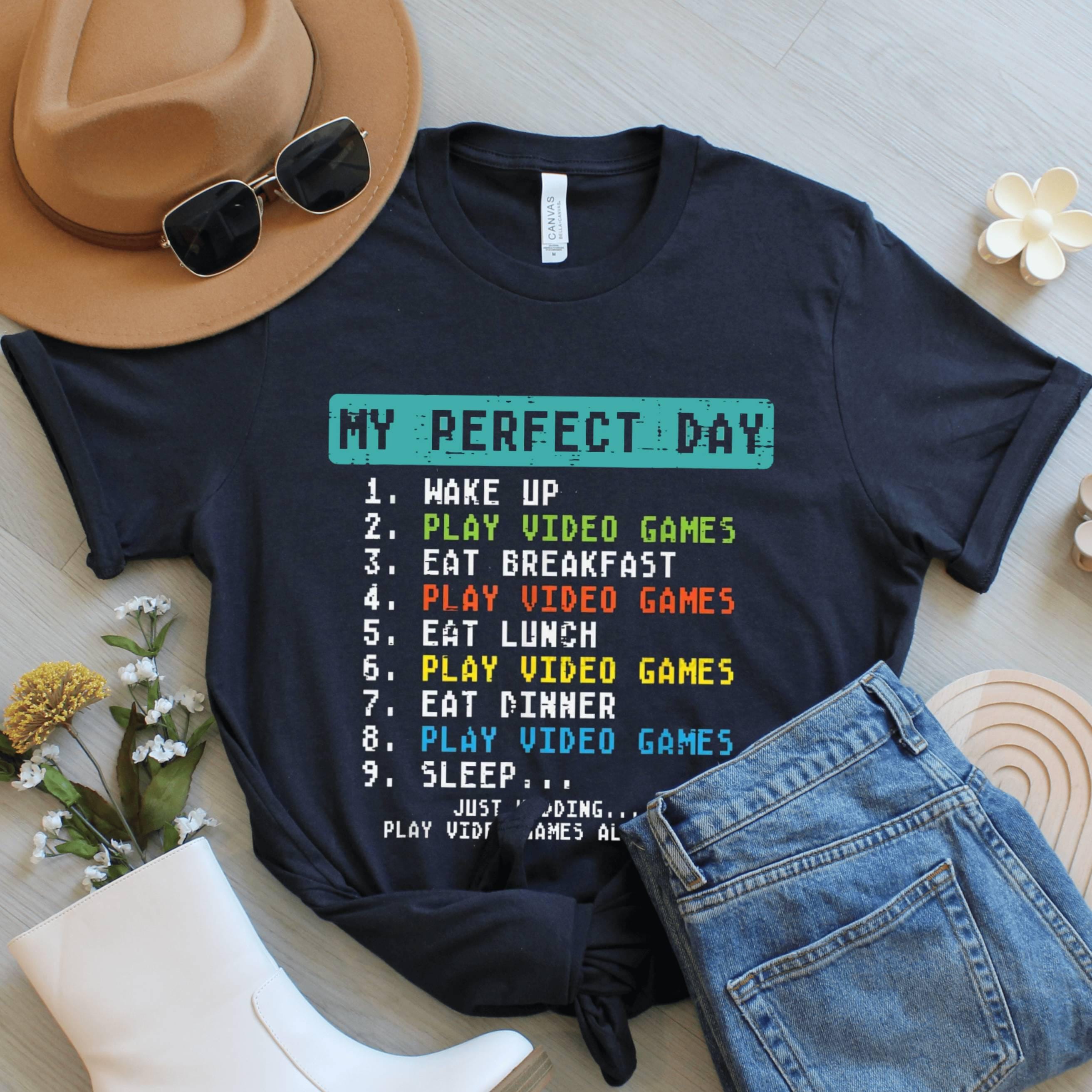 Funny Gamer Shirt, Retro Pixel Video Game Tee, Unisex