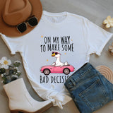 Funny Duck T-Shirt, Bad Decisions, Animal Humor Gift