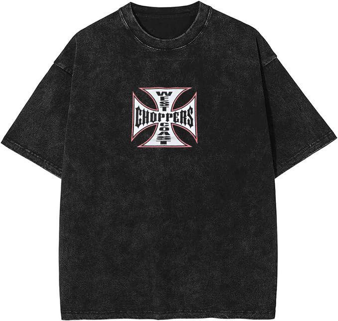 Retro West Coast Choppers Tee: Long Beach Wash T-Shirt
