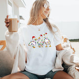 Christmas Duck Shirt, Graphic Holiday Tee, Unisex Festive Top