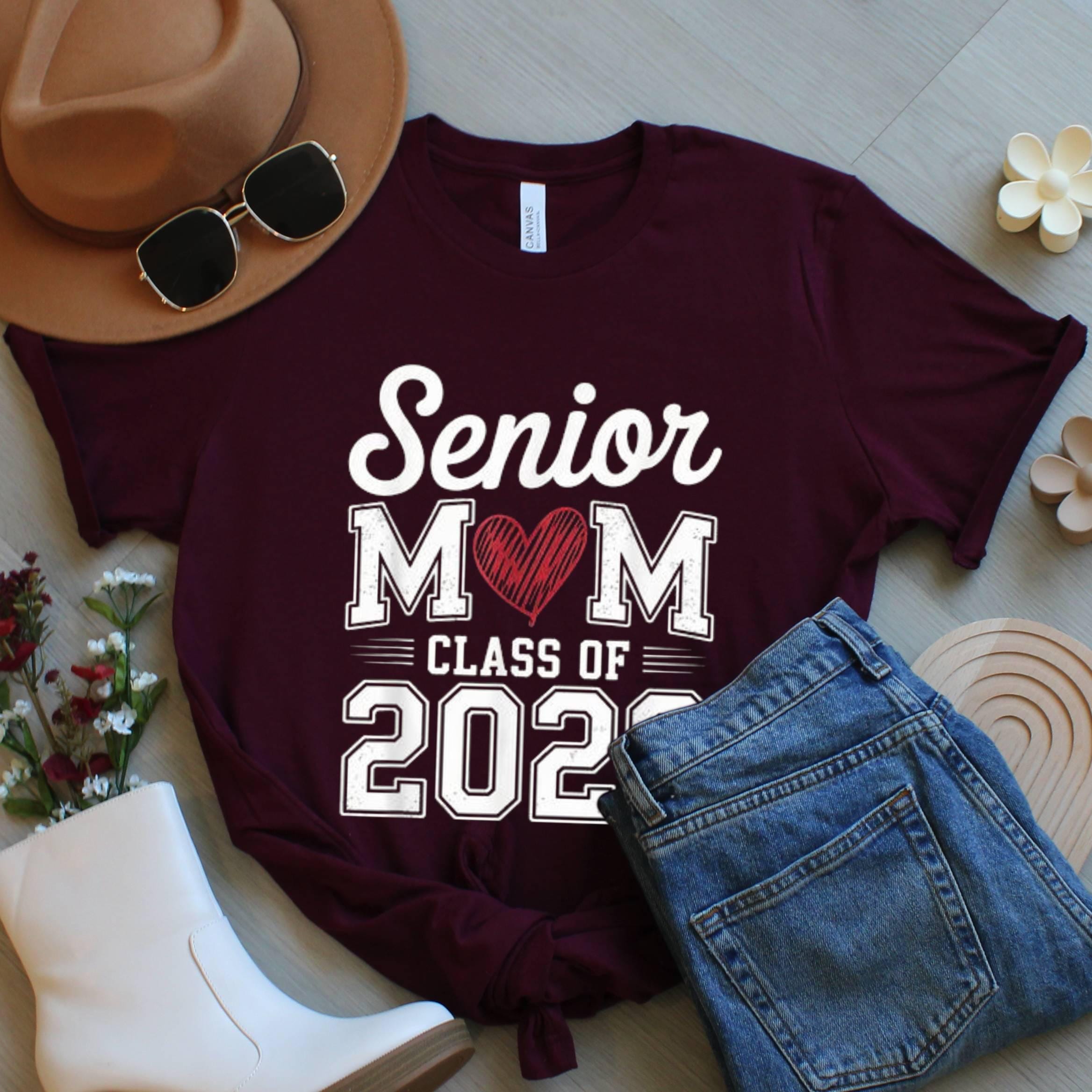 Senior Mom Shirt, Graduation Tee, Class of 2026 Graphic Shirt