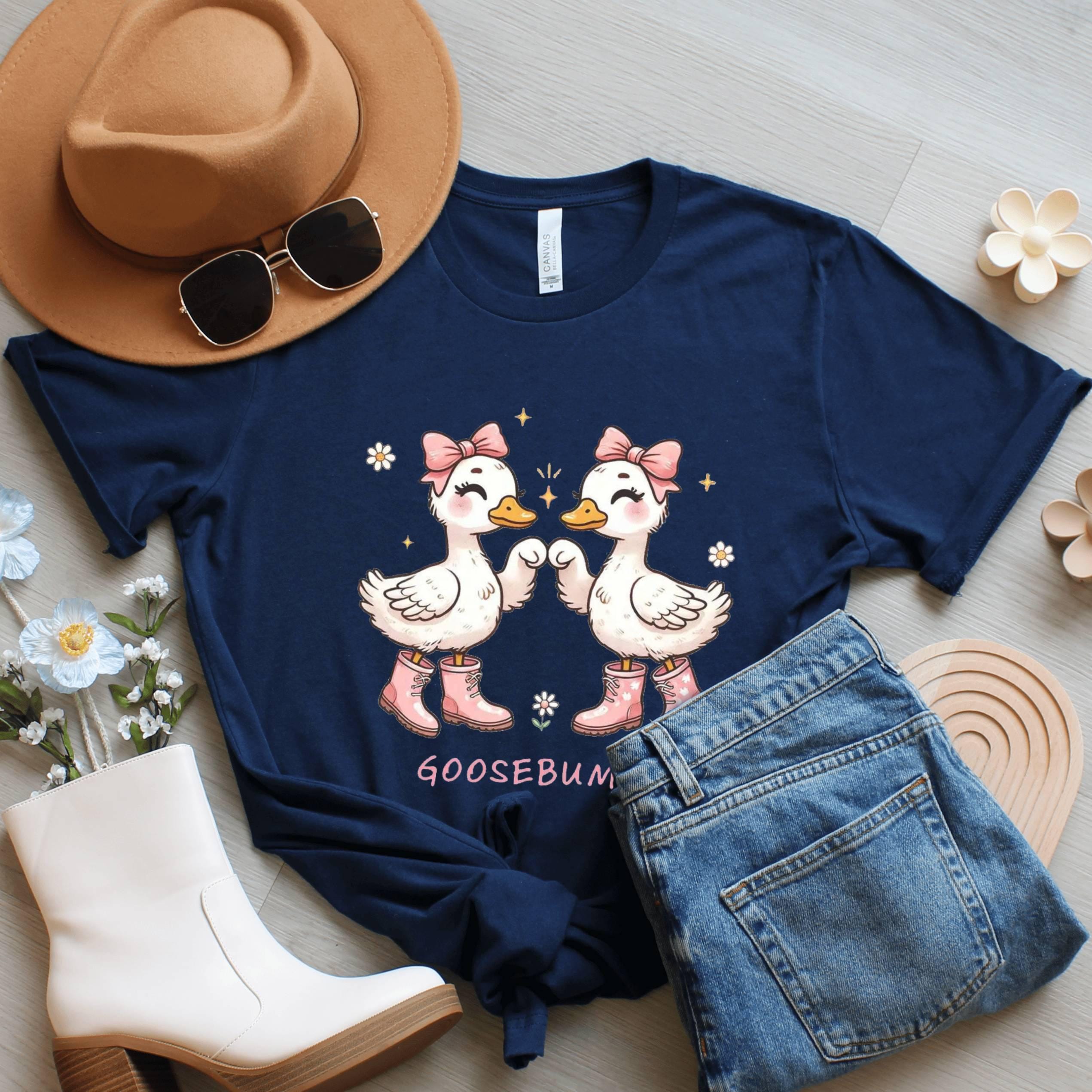 Goose T-Shirt, Duck Friends, Animal Lover Gift