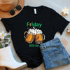 Funny Beer Skeleton Shirt, Unisex Drinking Tee, Friday Party Graphic T Shirt