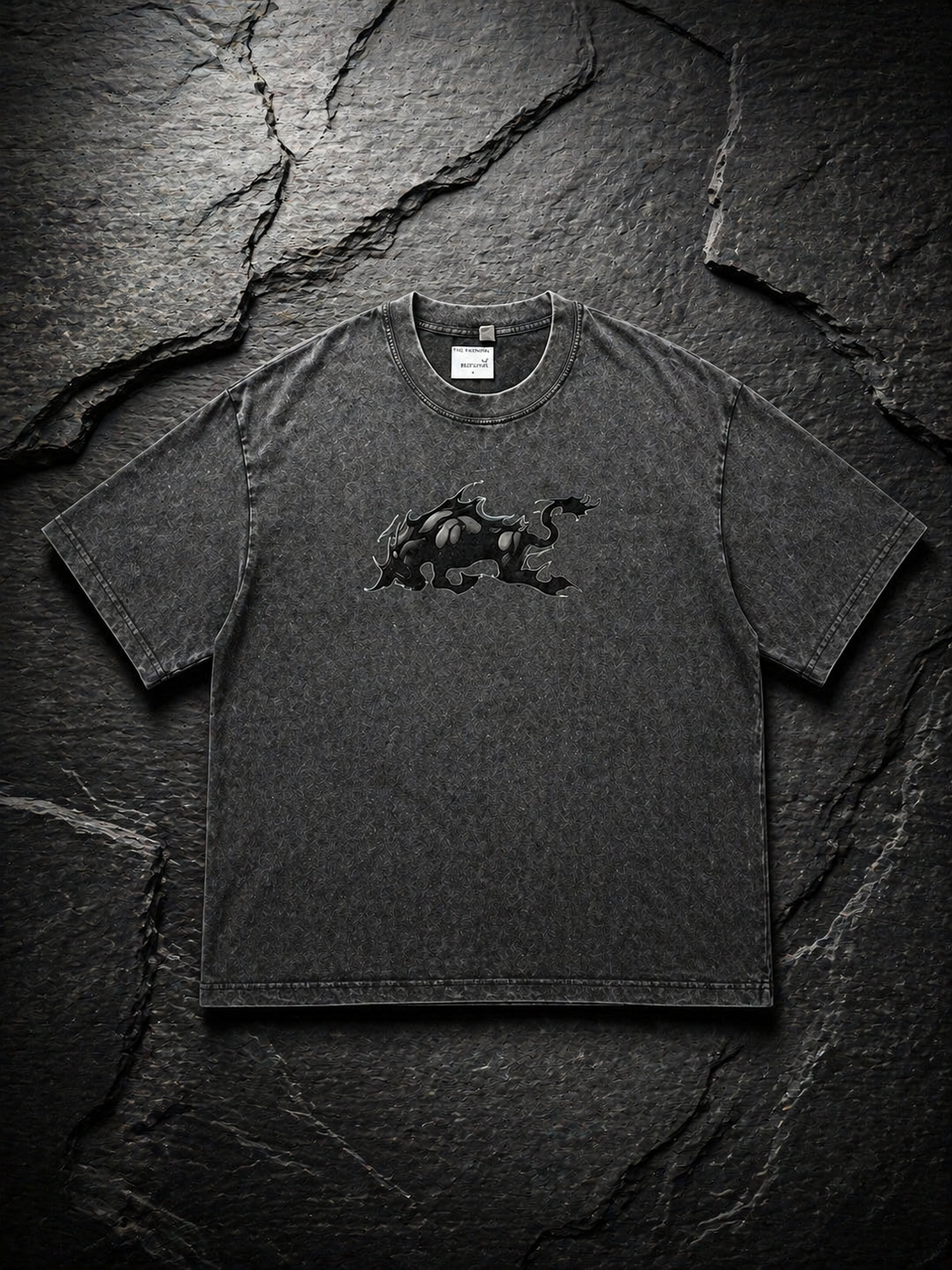 Shadow Ronin Washed Graphic T-Shirt – Vintage Streetwear Tee