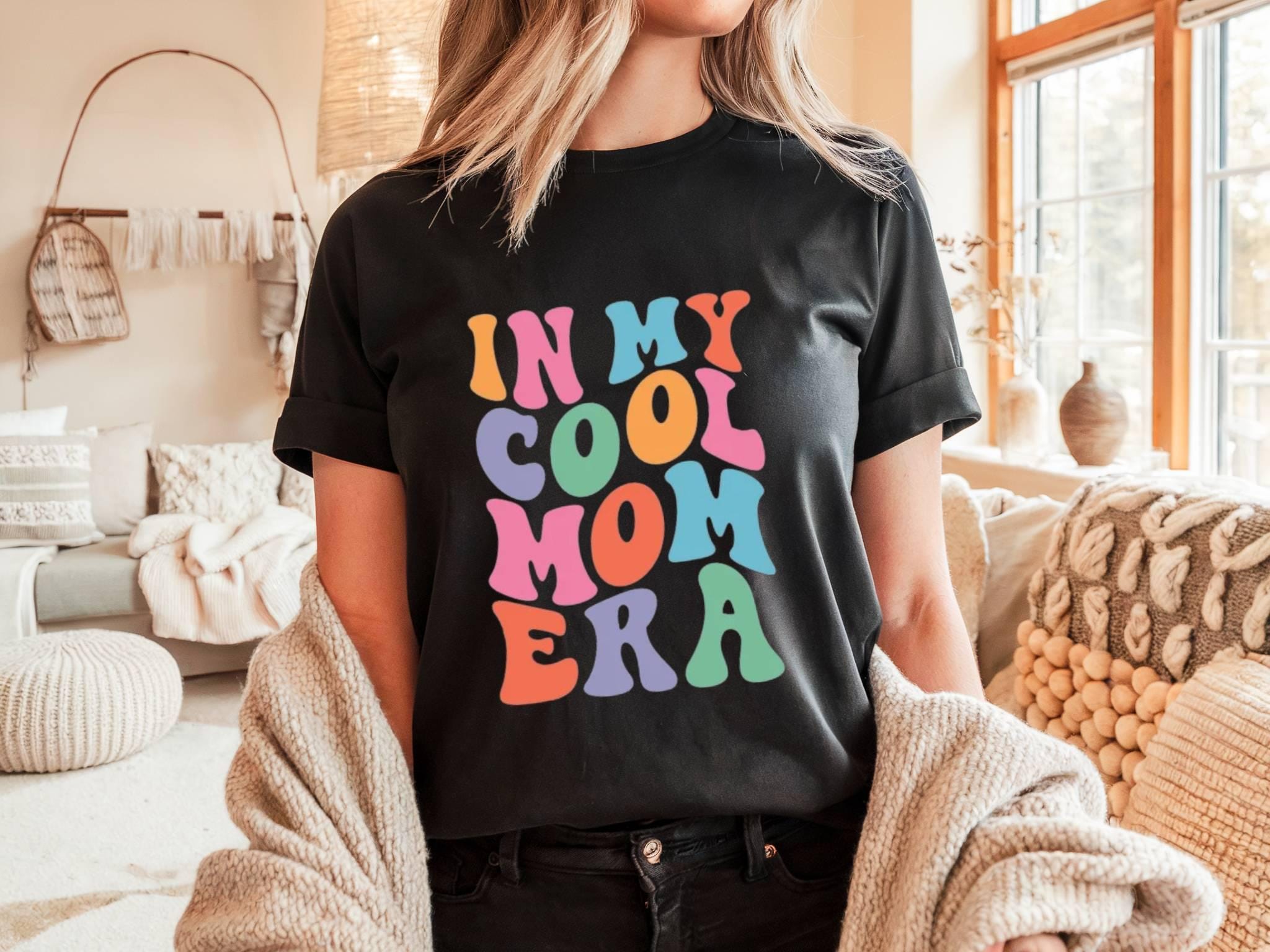 Mom Era T-Shirt, Retro Groovy Mother's Day Tee