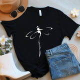 Dragonfly Outline Shirt, Minimalist Graphic Tee, Nature Inspired Shirt
