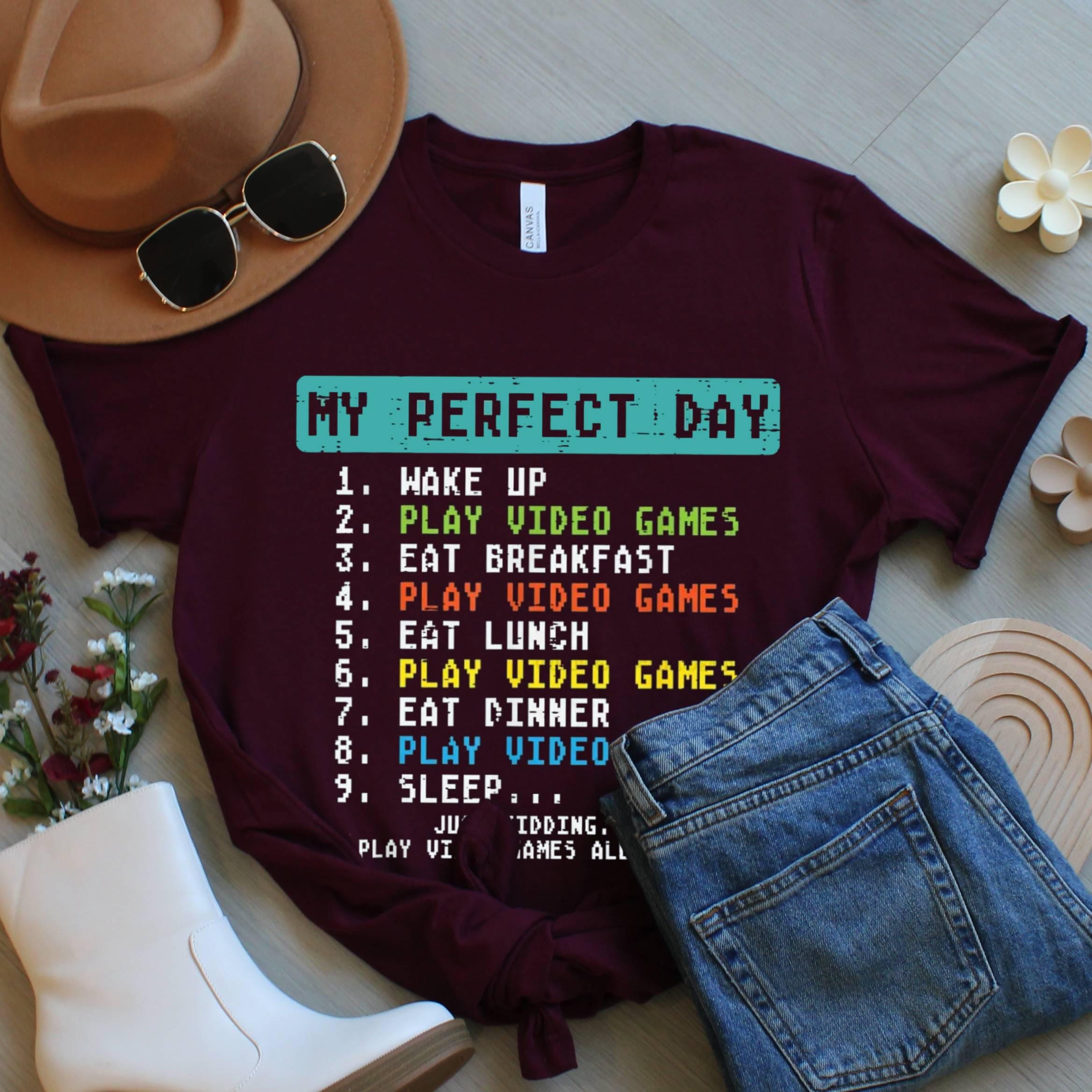 Funny Gamer Shirt, Retro Pixel Video Game Tee, Unisex