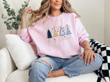 Christmas Tree Graphic Sweatshirt, Holiday Winter Sweatshirt, Cozy Seasonal Pullover