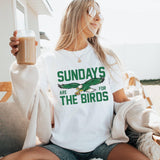 Sundays Are For The Birds Football Shirt: Funny Game Day Tee