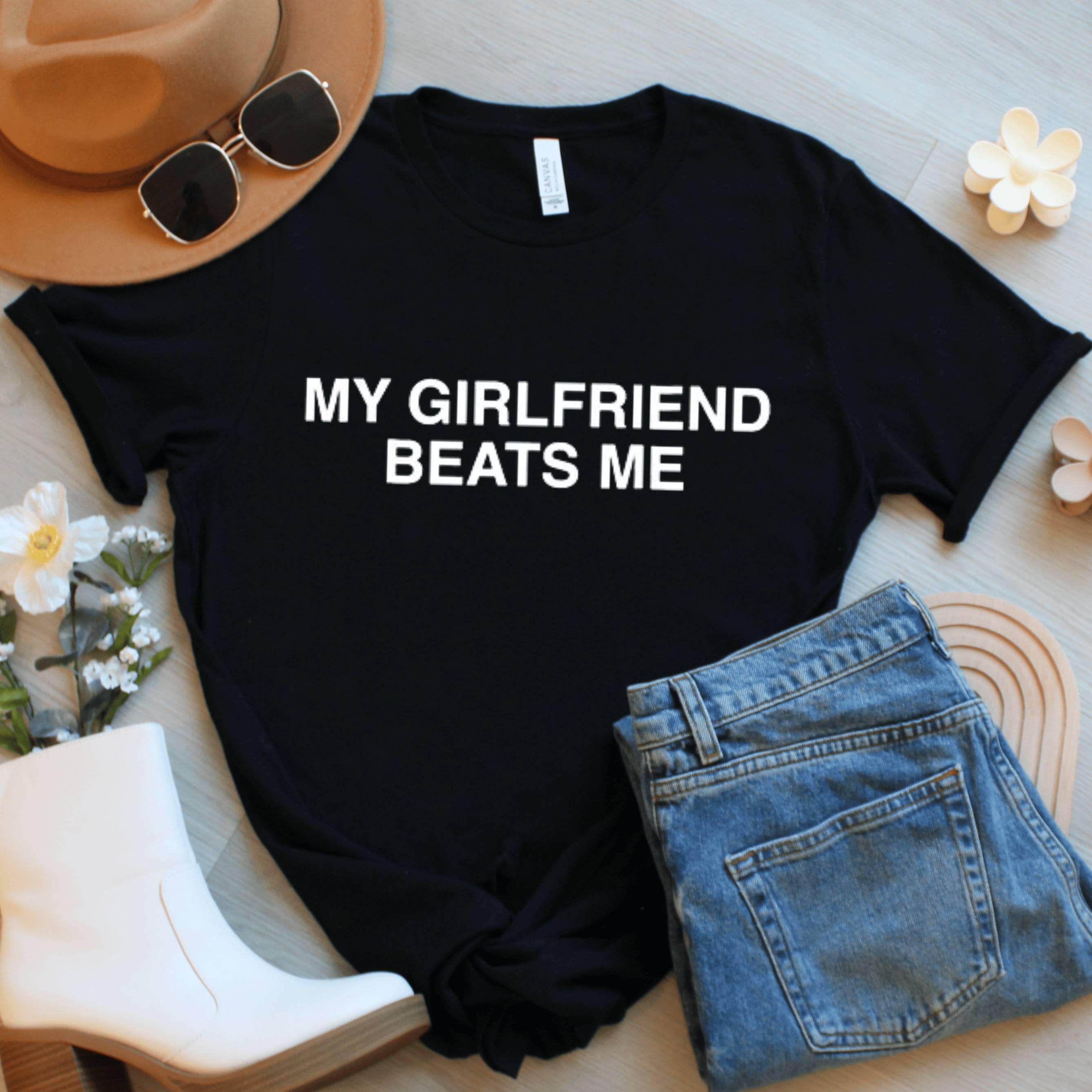 Funny Couple Shirt, My Girlfriend Rules Tee, Humor Graphic Tee