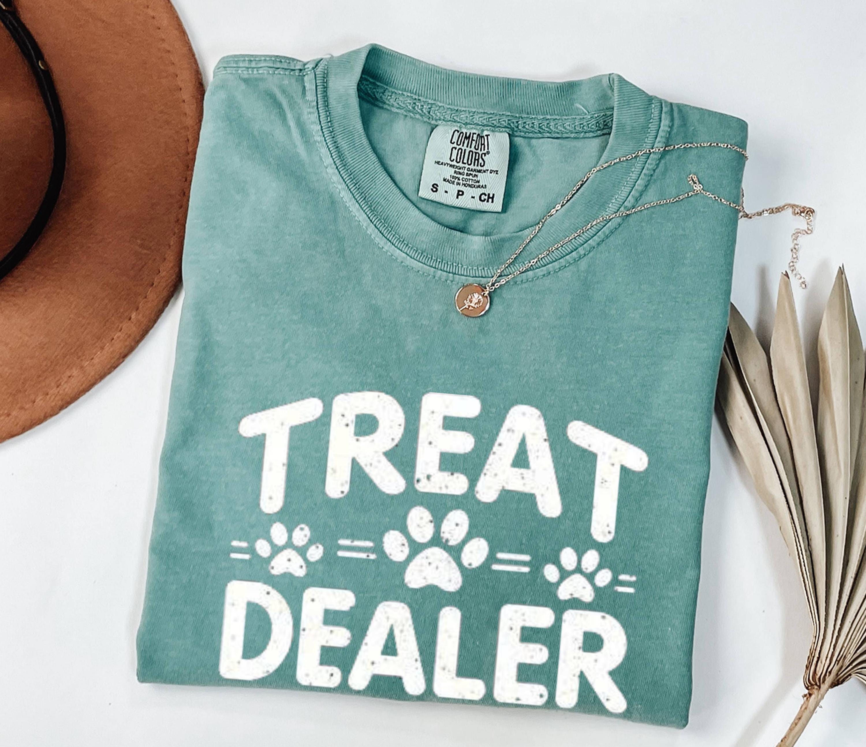 Treat Dealer Dog Lover Graphic Tee, Funny Pet Owner Shirt