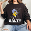 Salty Girl Sweatshirt: Women's Vintage Cotton Blend Sweatshirt