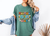 Mermaid Crew T-Shirt: Retro Beach Lover Tee