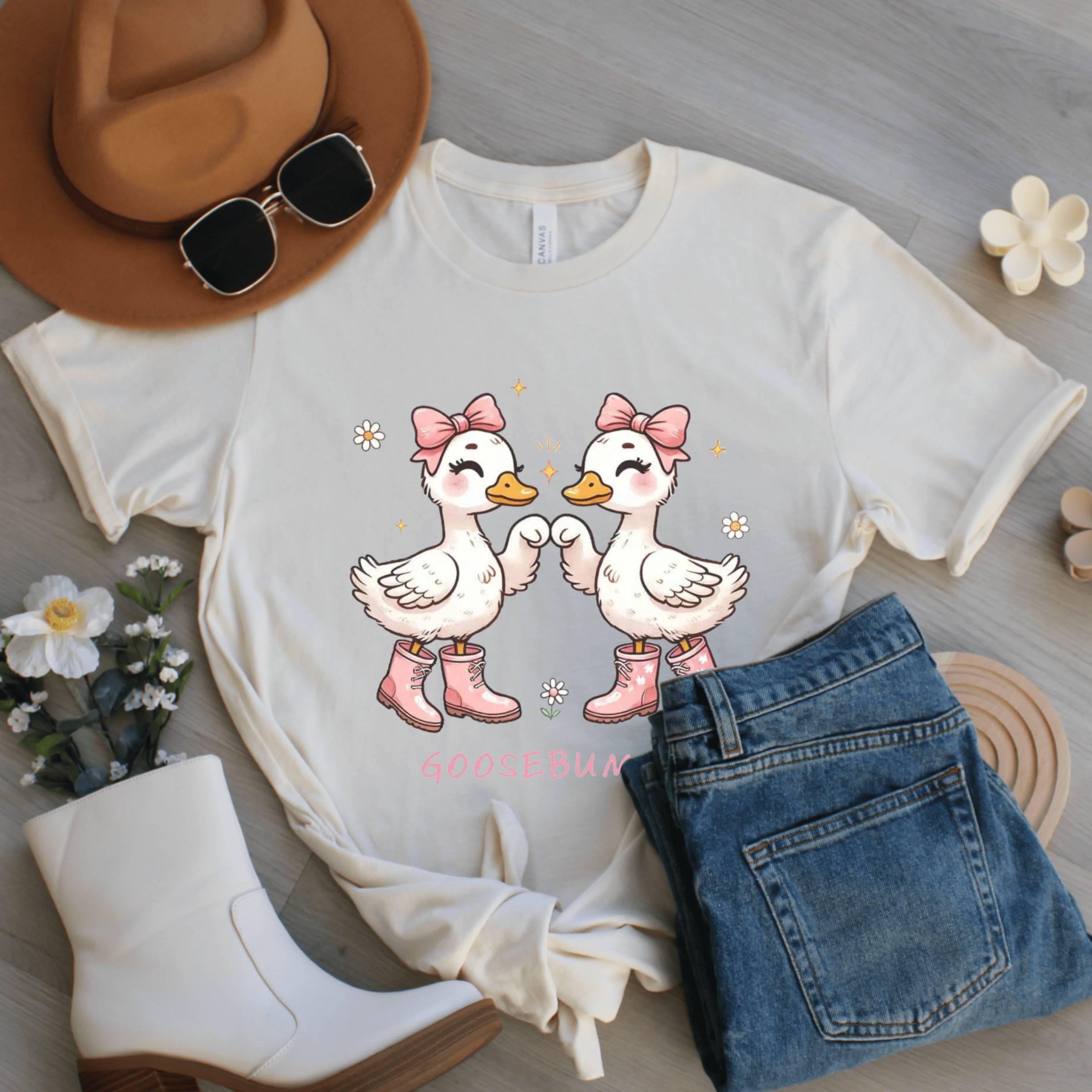 Goose T-Shirt, Duck Friends, Animal Lover Gift