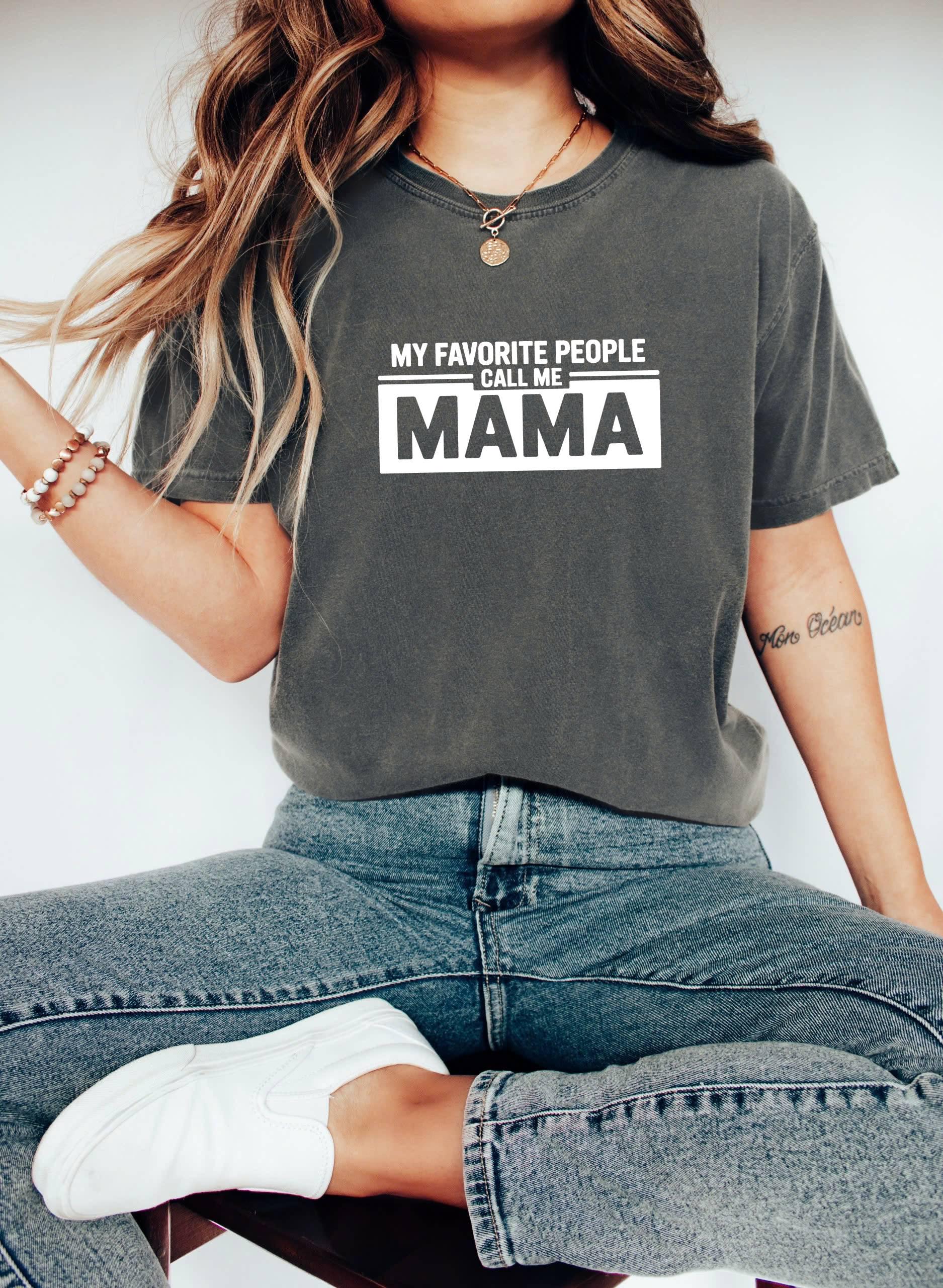 Mama Graphic T-Shirt: Comfort Colors Ring Spun Cotton Mom Tee