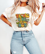 Tropic Like It's Hot T-Shirt: Fun Summer Beach Tee