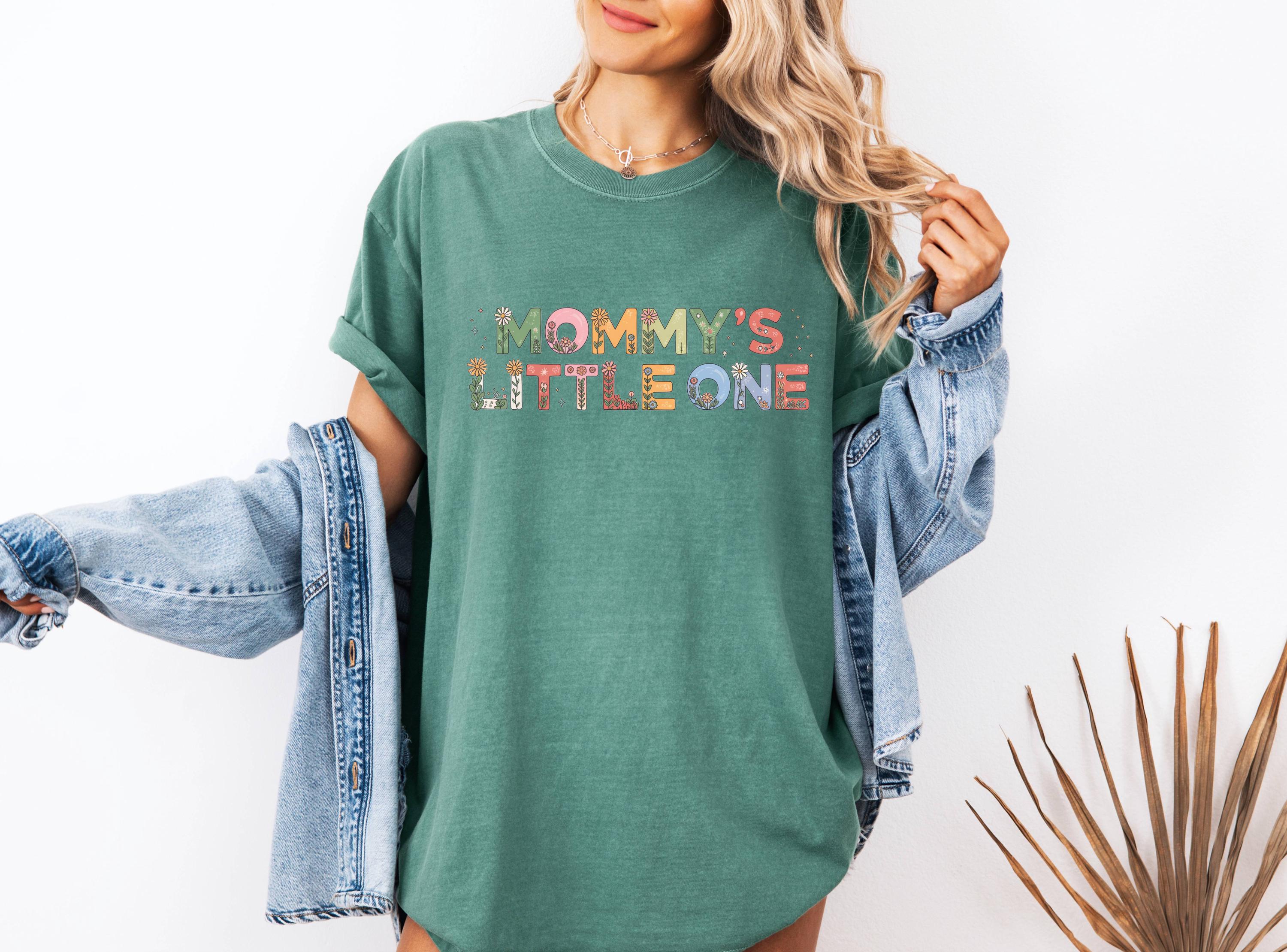 Mommy's Little One T-Shirt: Matching Family Outfit, US Cotton