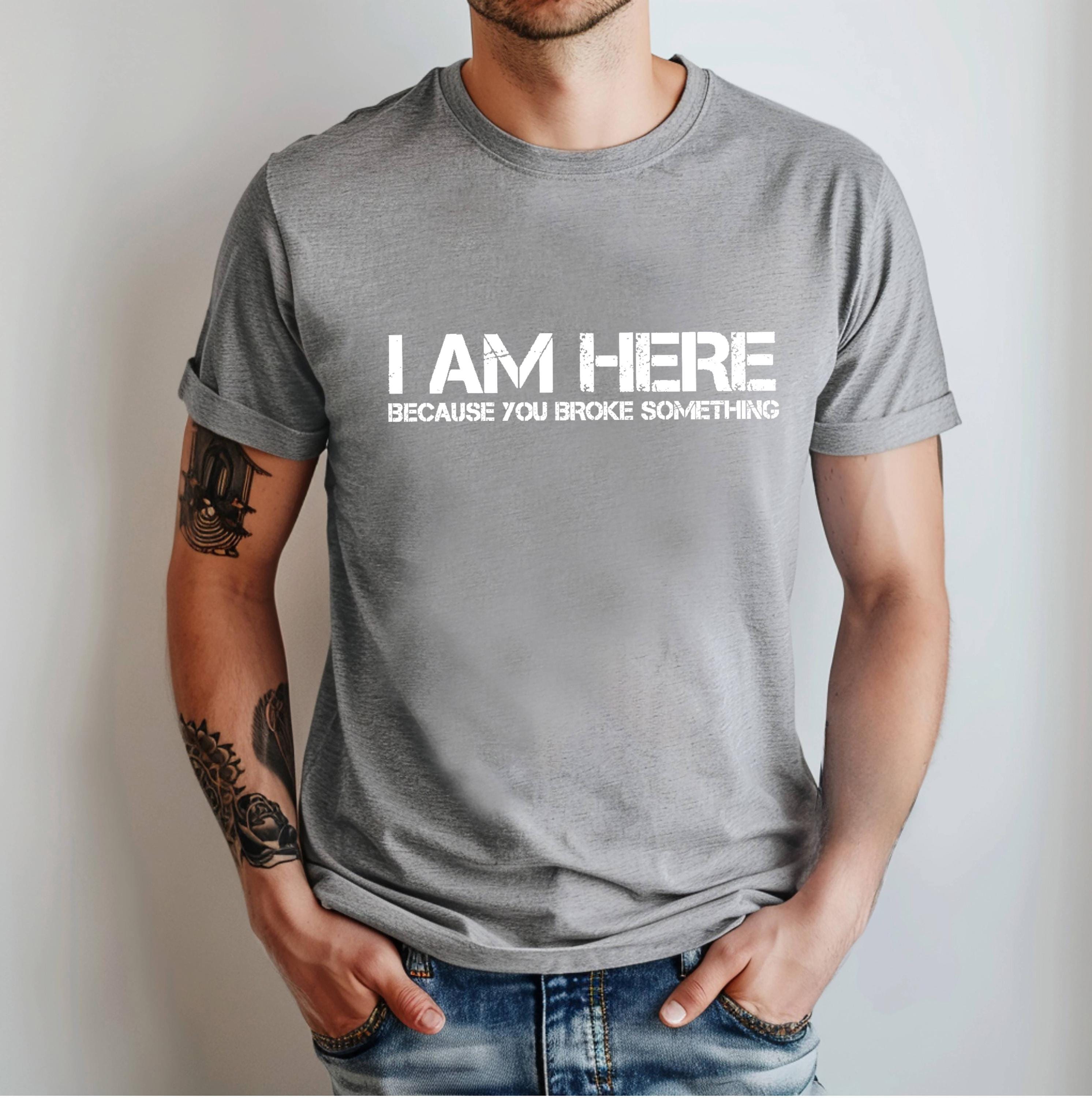 Funny IT Support Shirt, Geek Work Tee, Unisex Graphic Top