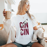 Cin Cin Graphic T-Shirt, Italian Toast Quote Unisex Cotton Tee