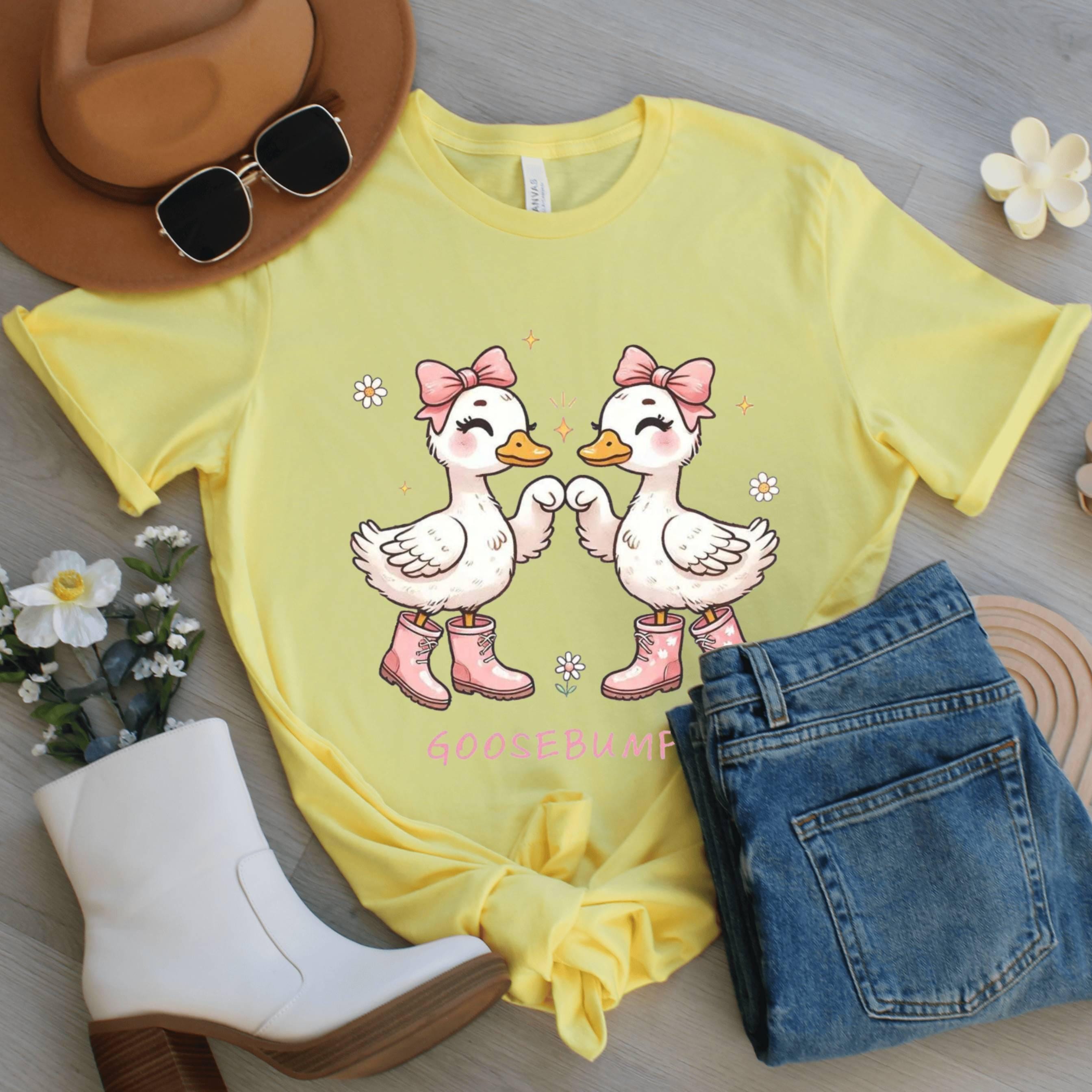 Goose T-Shirt, Duck Friends, Animal Lover Gift