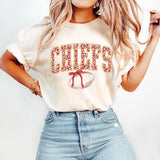 Retro Football Graphic Tee, Vintage Style Shirt, Game Day Top, Casual Sports T Shirt