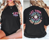 Let Them Shirt, Vintage Tee, Positive Saying Shirt, Mental Health Shirt, Self Worth Tee, Inspirational Quotes Tee, Gift for her