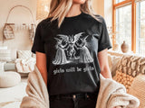Witchy Girls Feminist T-Shirt: Gothic Occult Halloween Tee