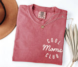 Cool Moms Club Tee, Casual Graphic Shirt
