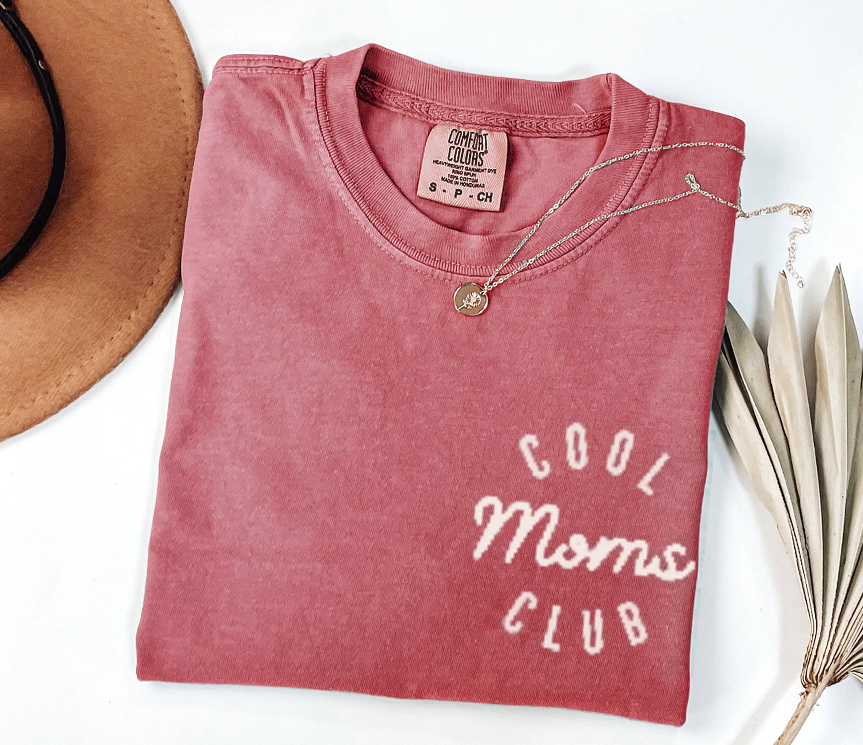 Cool Moms Club Tee, Casual Graphic Shirt