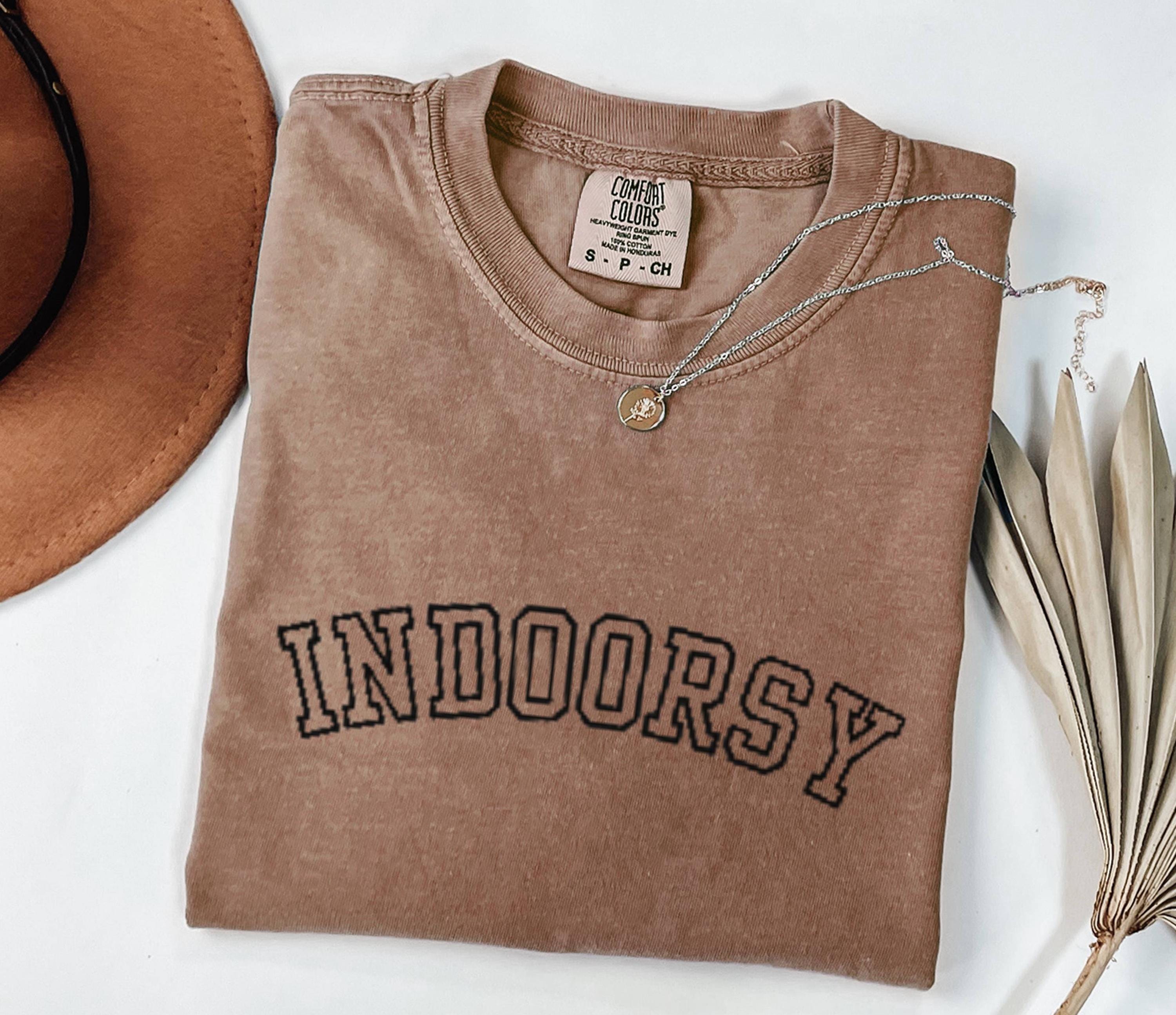 Indoorsy Graphic Tee, Comfort Colors Shirt