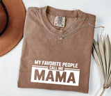 Mama Graphic T-Shirt: Comfort Colors Ring Spun Cotton Mom Tee