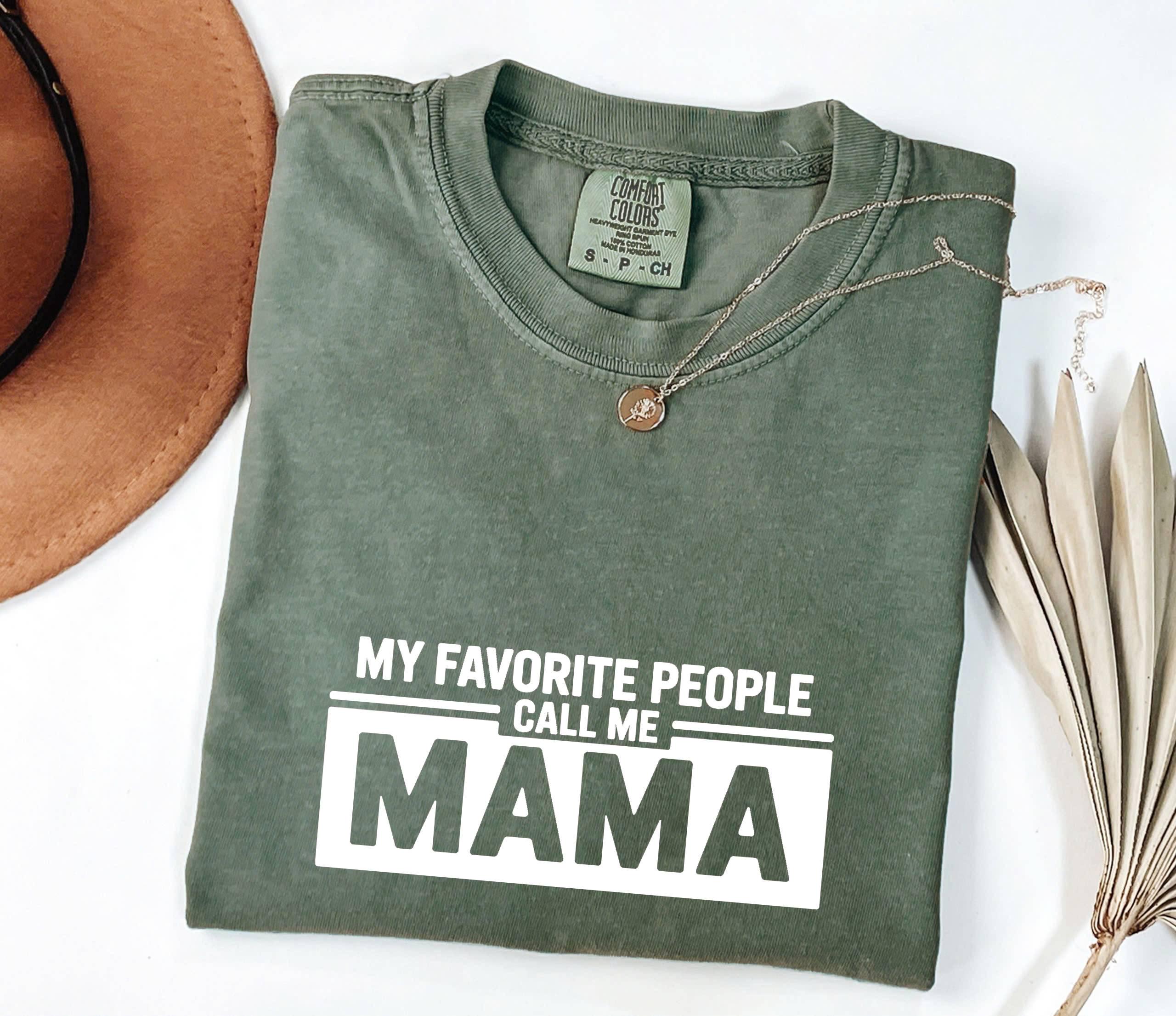 Mama Graphic T-Shirt: Comfort Colors Ring Spun Cotton Mom Tee