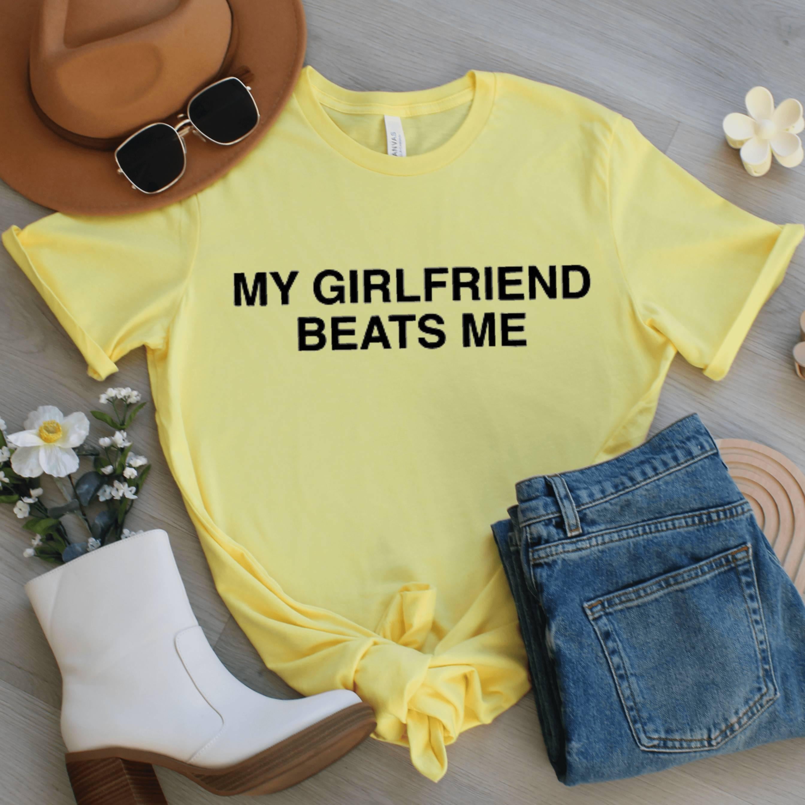 Funny Couple Shirt, My Girlfriend Rules Tee, Humor Graphic Tee