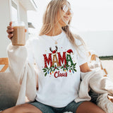 Mama Claus Shirt, Graphic Christmas Tee, Unisex Holiday Top