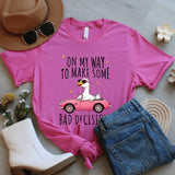Funny Duck T-Shirt, Bad Decisions, Animal Humor Gift