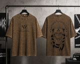 Sukuna Cursed King Vintage Washed T-Shirt – Anime Streetwear Tee